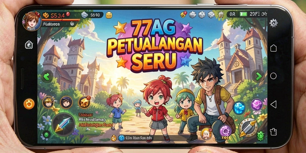 Gameplay seru di dunia Anime yang penuh warna.
