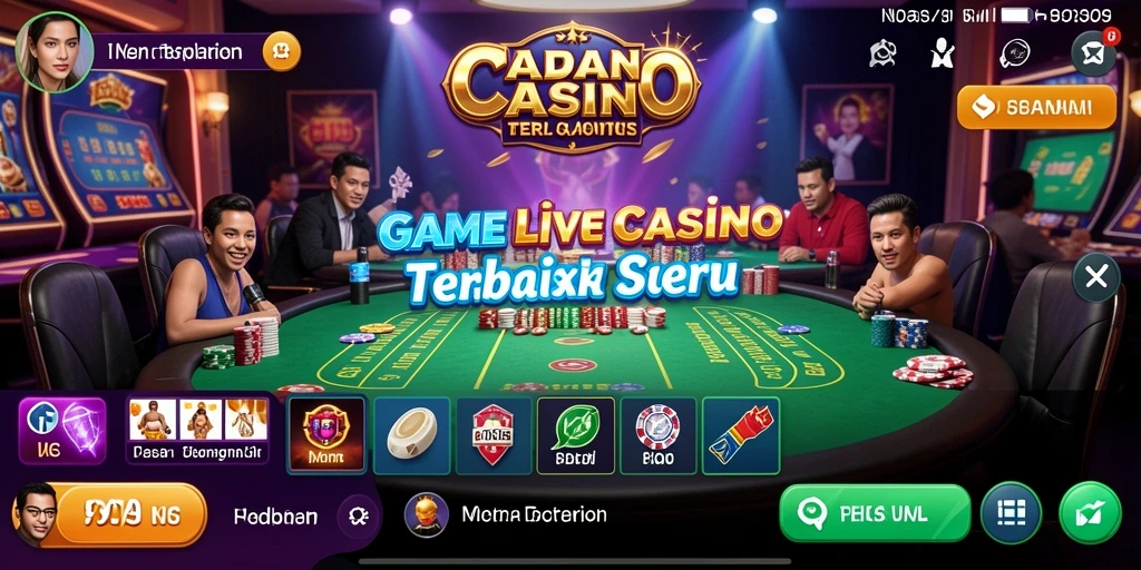Screenshot gameplay Live Casino yang seru di 9939.