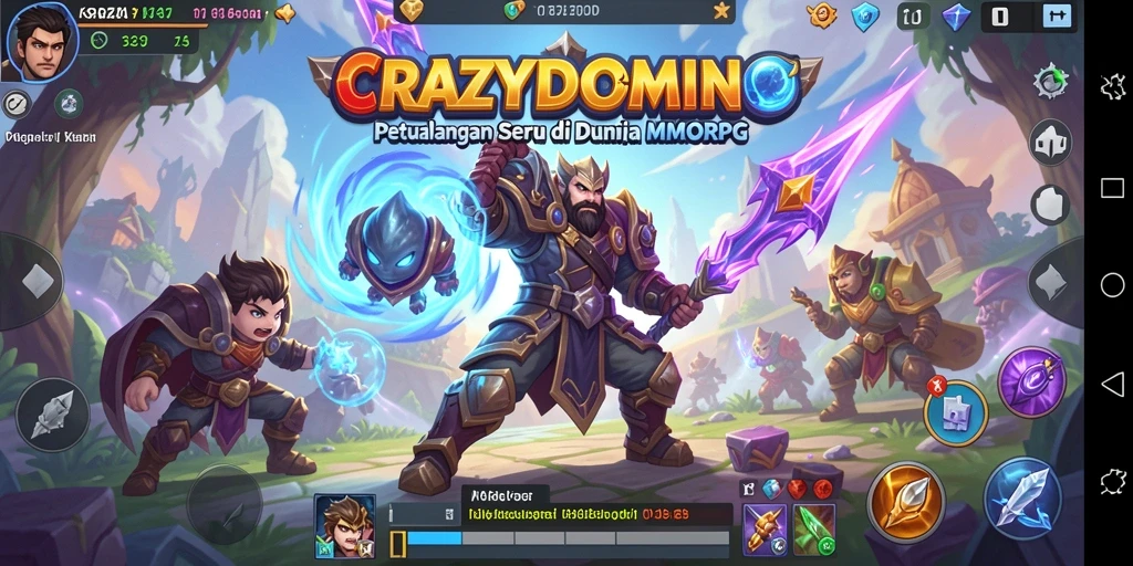 Tangkapan layar gameplay yang menampilkan aksi seru di dunia MMORPG.