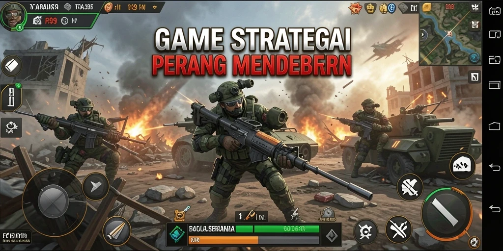 Tampilkan gameplay epik FA99 dengan pertempuran strategis yang mendalam.
