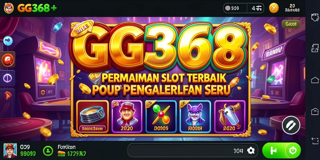 Gameplay seru GG368 dengan tema slot yang menarik.
