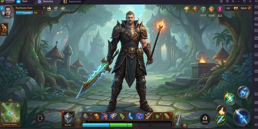 Gameplay mendebarkan dengan aksi RPG yang intens.