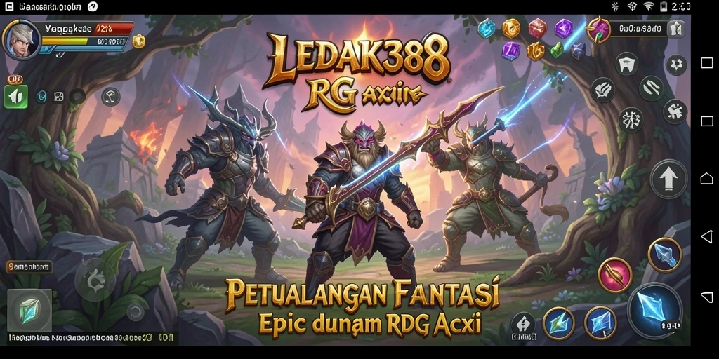 Screenshot gameplay ARPG yang menampilkan pertempuran epik dan karakter yang kuat.