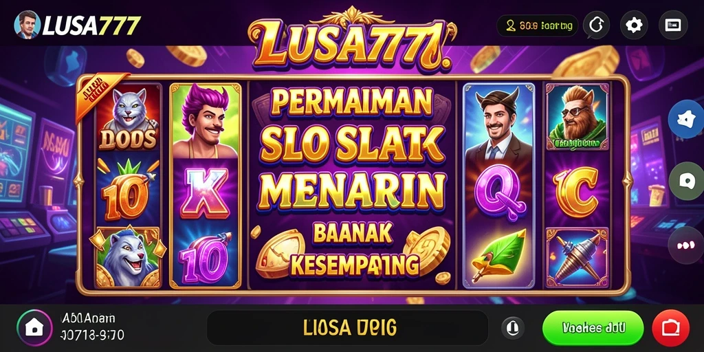Screenshot LUSA777 menampilkan gameplay Slot yang seru dan mengasyikkan.