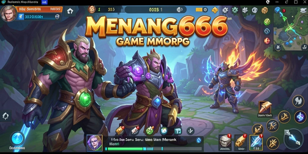 Tampilan gameplay menakjubkan dari MENANG666 dalam dunia MMORPG.