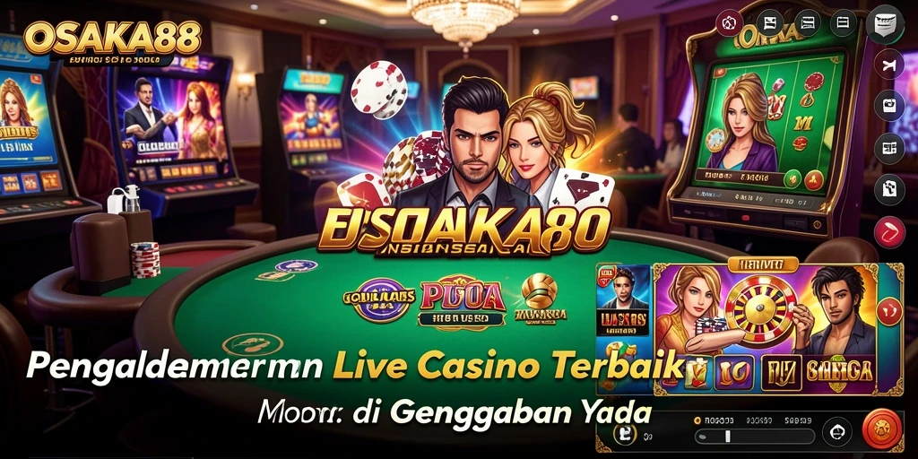 Tampilan gameplay OSAKA88 yang mendebarkan dalam sesi Live Casino.