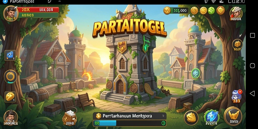 Tampilan gameplay strategi menara di PARTAITOGEL yang menarik dan mendebarkan.