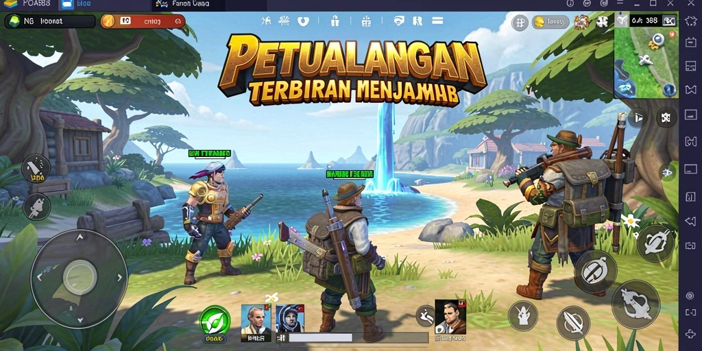 Tangkapan layar gameplay POA88 yang mengasyikkan di dunia terbuka.