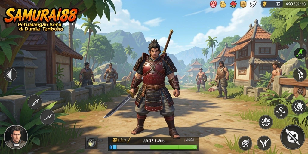 Gameplay open world yang mengasyikkan di SAMURAI88.