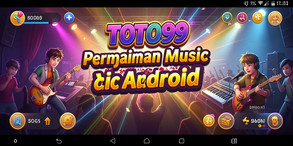 Tampilan screenshot TOTO99 menunjukkan gameplay musik yang seru.