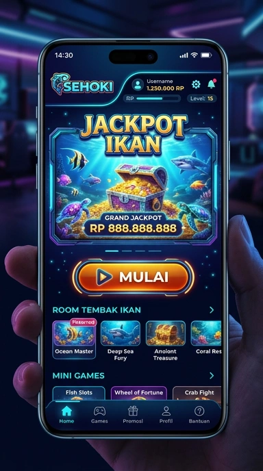 Tampilan UI aplikasi sehoki yang modern dan intuitif.